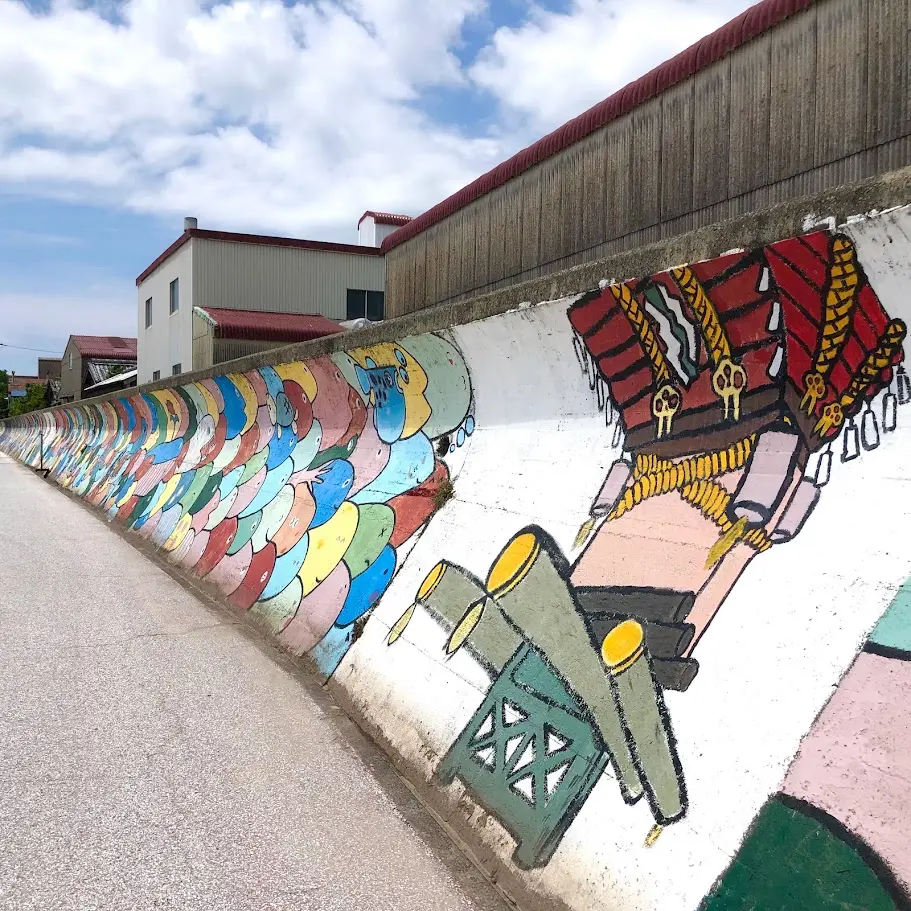 阿万海岸海水浴場のアート