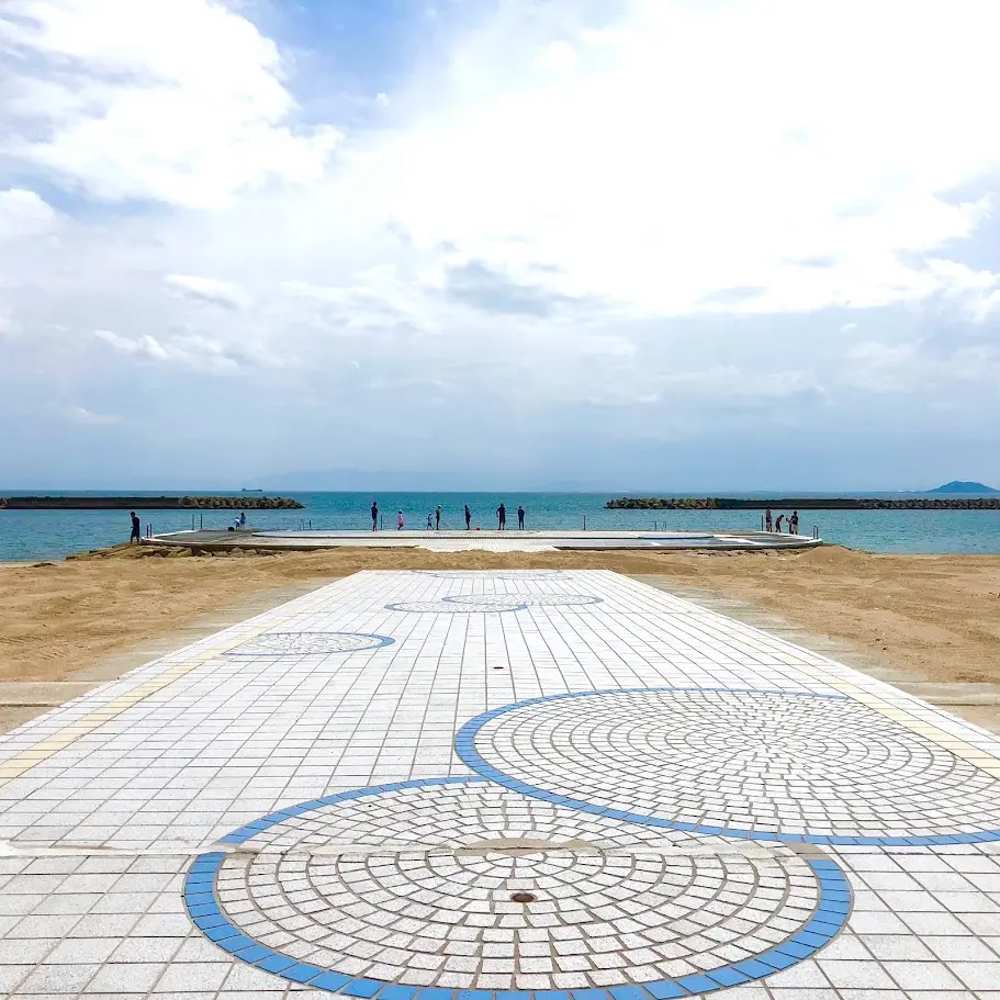 阿万海岸海水浴場の映えスポット