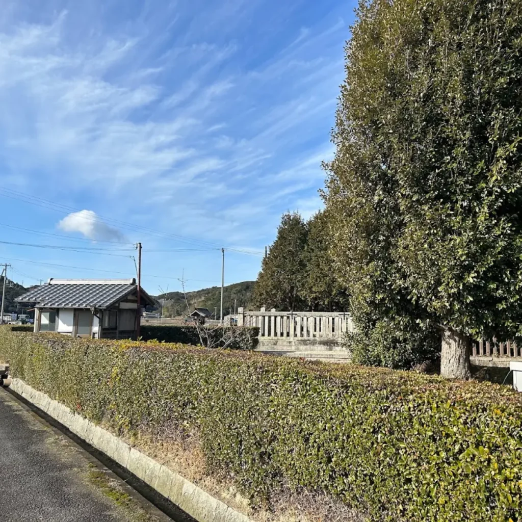 淳仁天皇 淡路陵の日本庭園