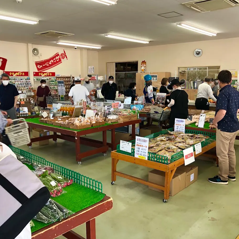 フローラルアイランドのお土産コーナー