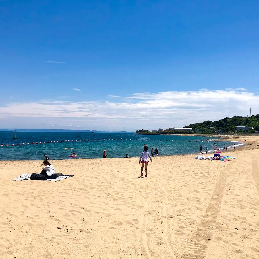 岩屋海水浴場の海開き