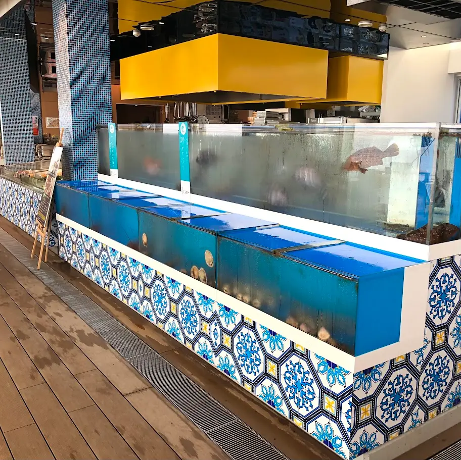 クラフトサーカス海王市場の水槽