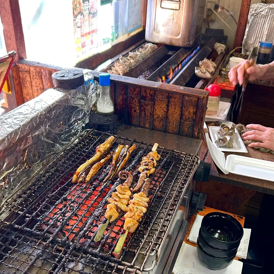 炉端焼き 山武水産の炭火焼メニュー