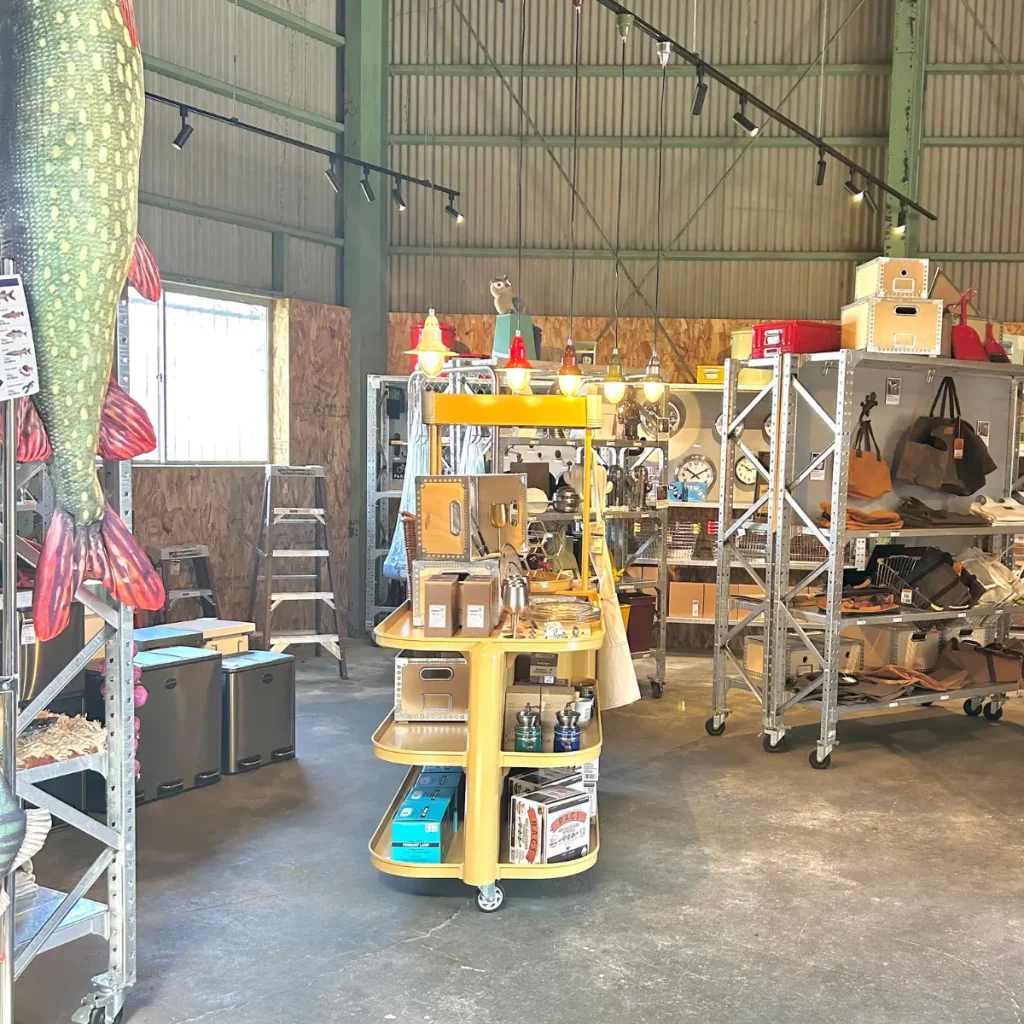THE STOCK HOUSEの店内ディスプレイ